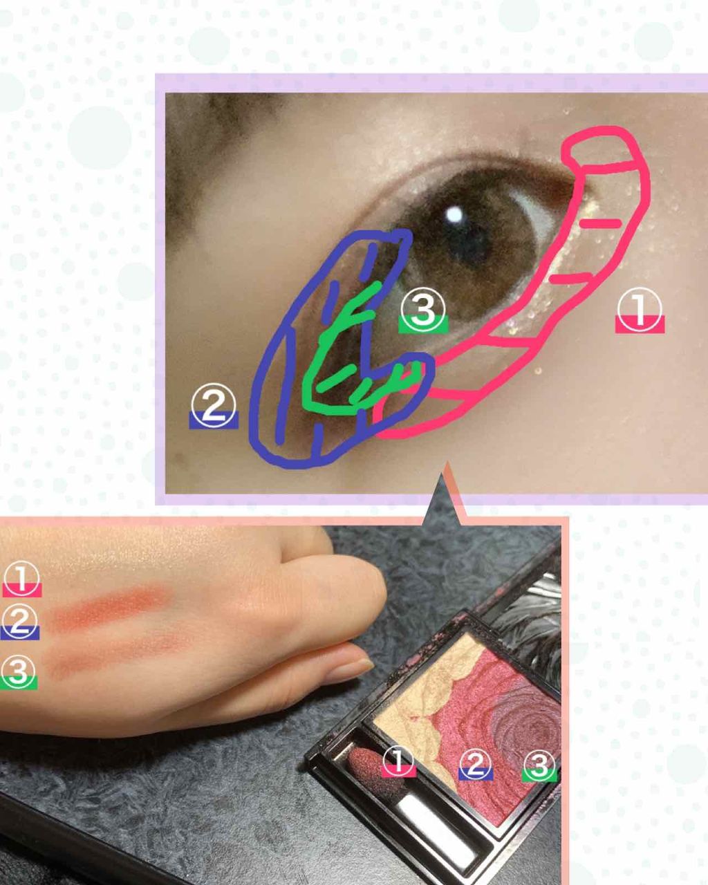 ダークローズシャドウ/KATE/アイシャドウパレットを使ったクチコミ(2枚目)