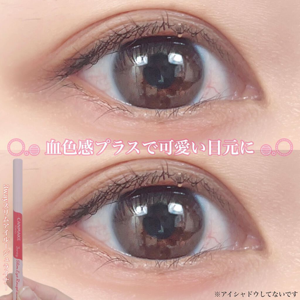 3wayスリムアイルージュライナー/キャンメイク/リキッドアイライナーを使ったクチコミ(1枚目)