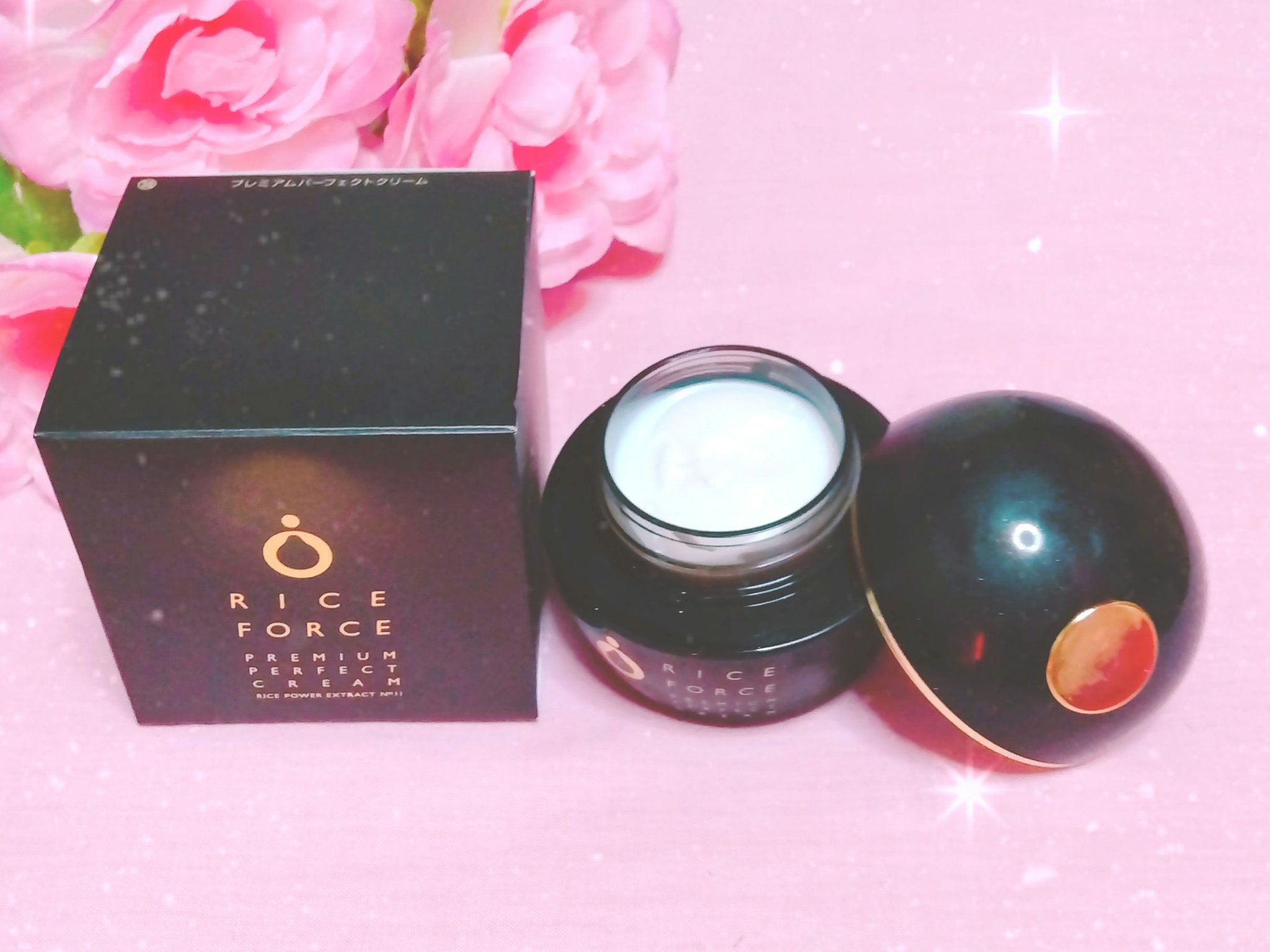 プレミアムパーフェクトクリーム/ライスフォース/フェイスクリームを使ったクチコミ（1枚目）