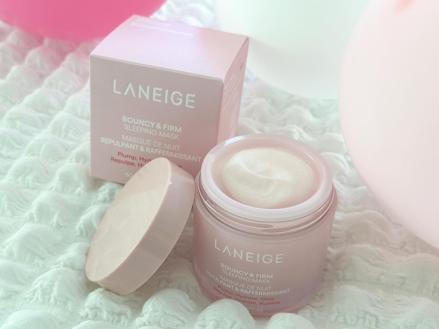 バウンシースリーピングマスク/LANEIGE/フェイスクリームを使ったクチコミ（1枚目）