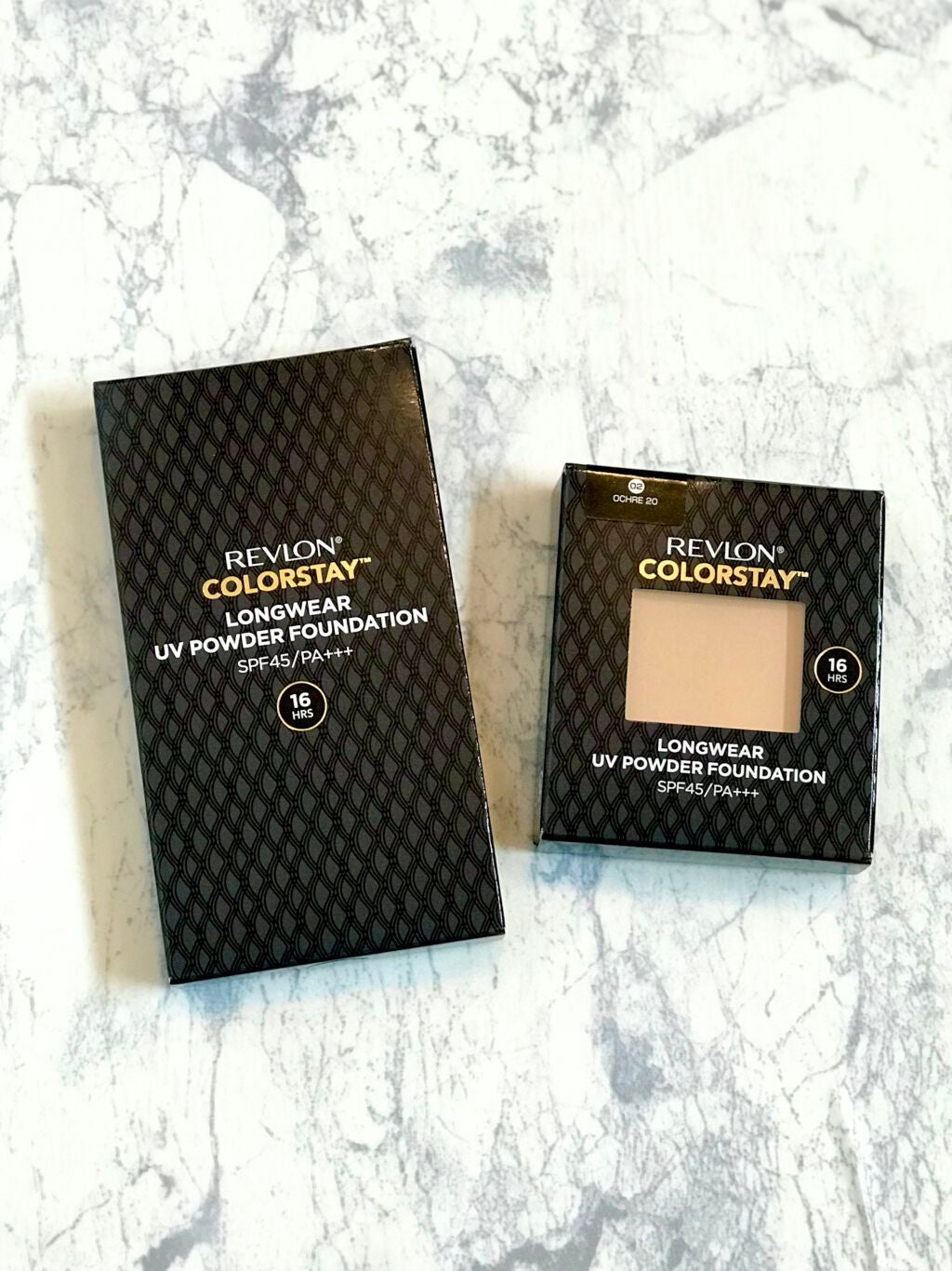 カラーステイ ロングウェア UV パウダー ファンデーション/REVLON/パウダーファンデーションを使ったクチコミ(1枚目)