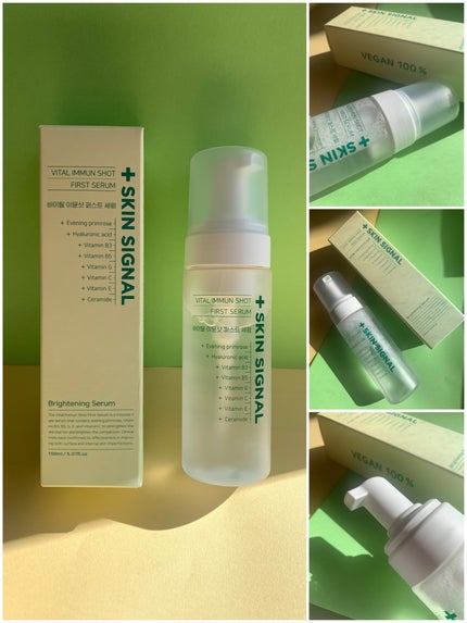 バイタルイミュンショットファーストバブルセラム/SKIN SIGNAL/美容液を使ったクチコミ(5枚目)