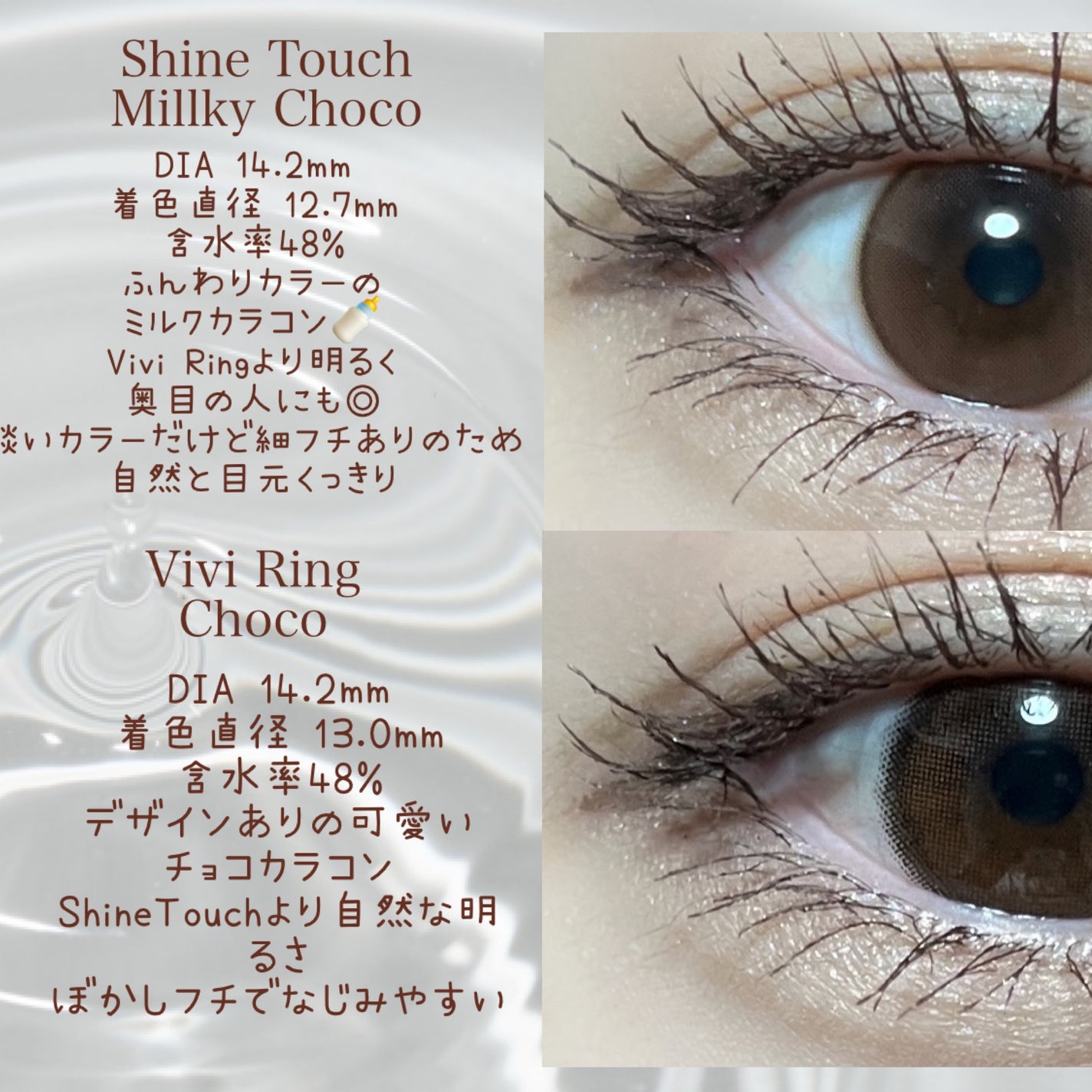 ViVi Ring 1day/OLENS/ワンデー(1DAY)カラコンを使ったクチコミ(2枚目)