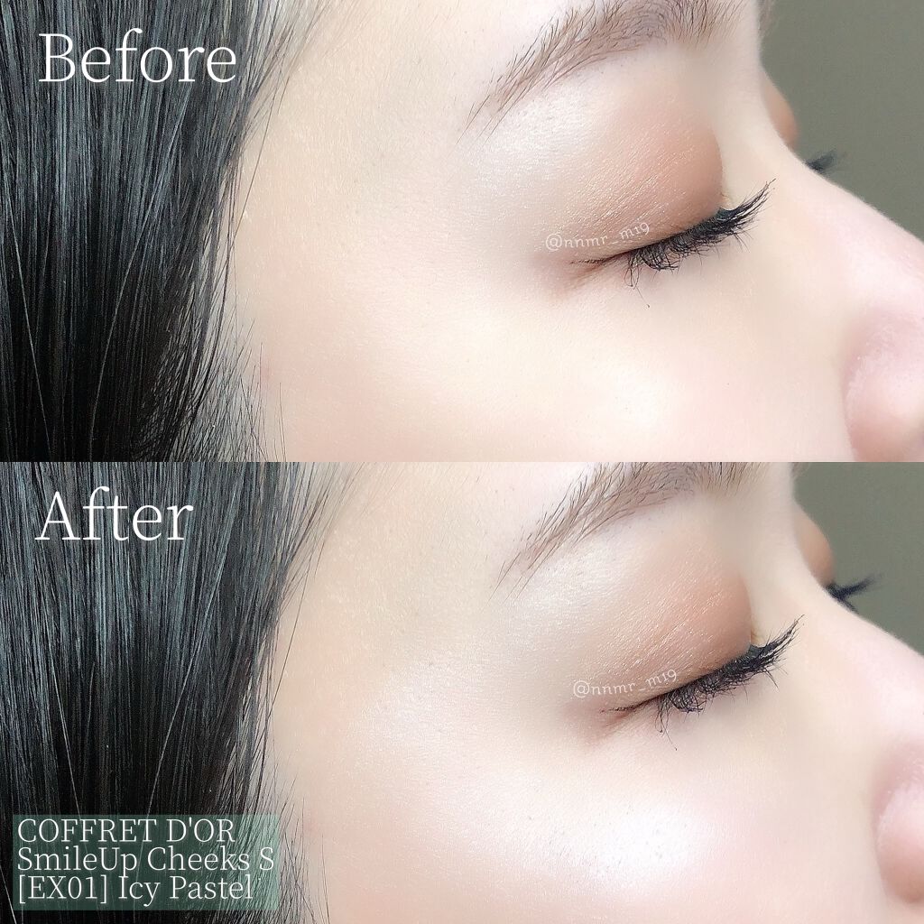 スマイルアップチークスＳ/コフレドール/パウダーチークを使ったクチコミ（3枚目）