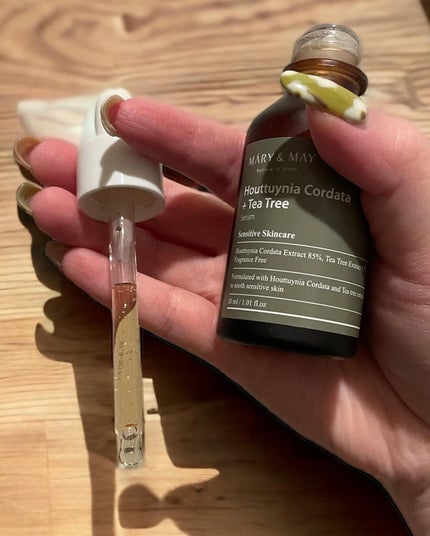 Houttuynia Cordata + Tea Tree Serum/MARY&MAY/洗顔フォームを使ったクチコミ(4枚目)