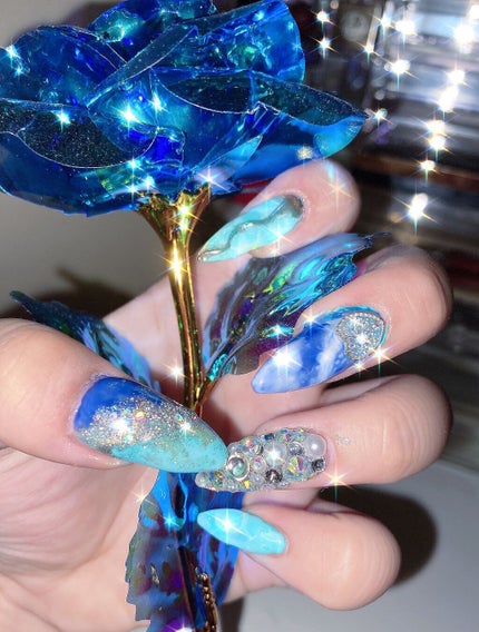 ジェルネイル(ライト対応)/セリア/ジェルネイルを使ったクチコミ(2枚目)