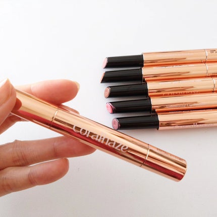 ボリューマイジングフォンデュリップ/Coralhaze/口紅を使ったクチコミ(2枚目)