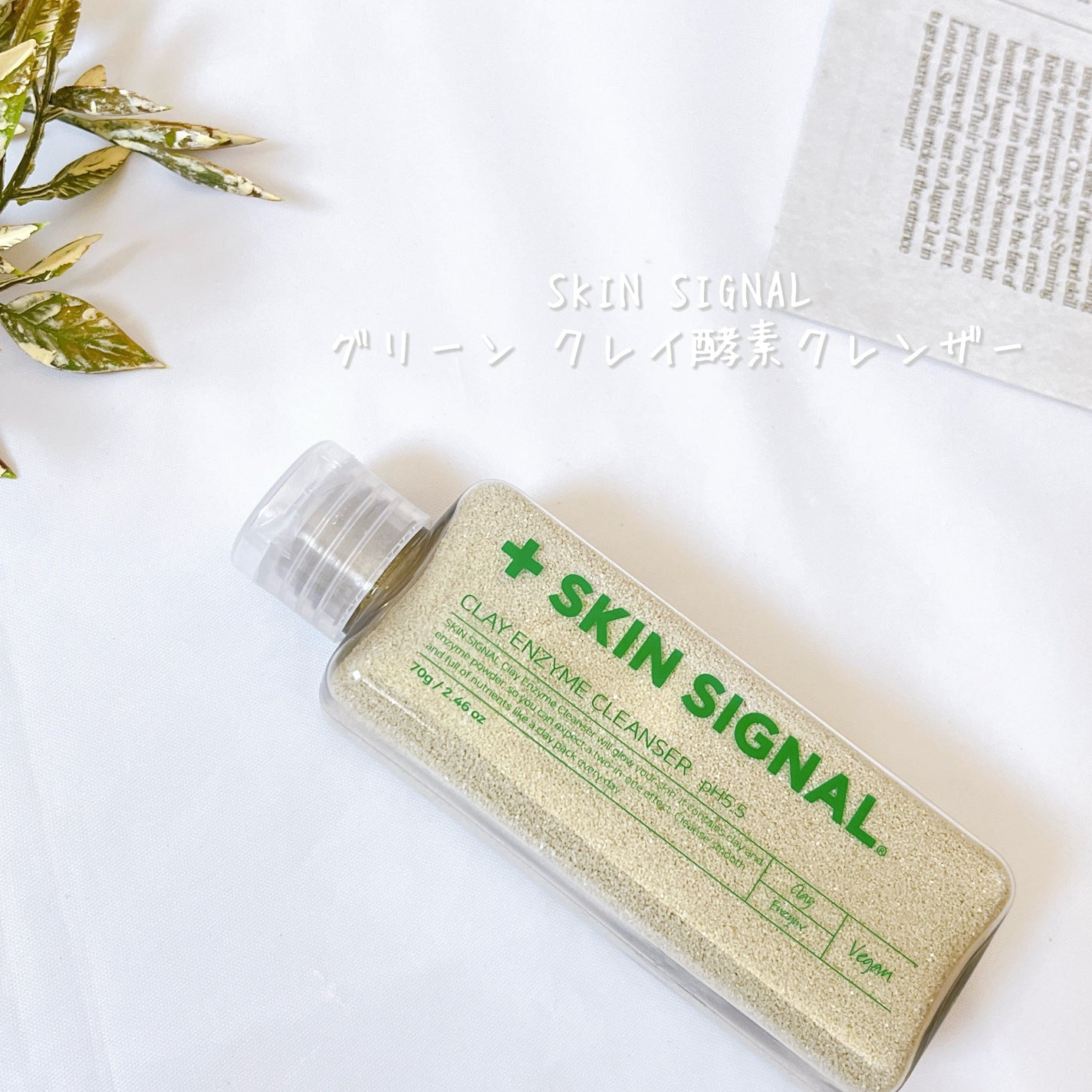 グリーン クレイ酵素クレンザー/SKIN SIGNAL/洗顔パウダーを使ったクチコミ(2枚目)