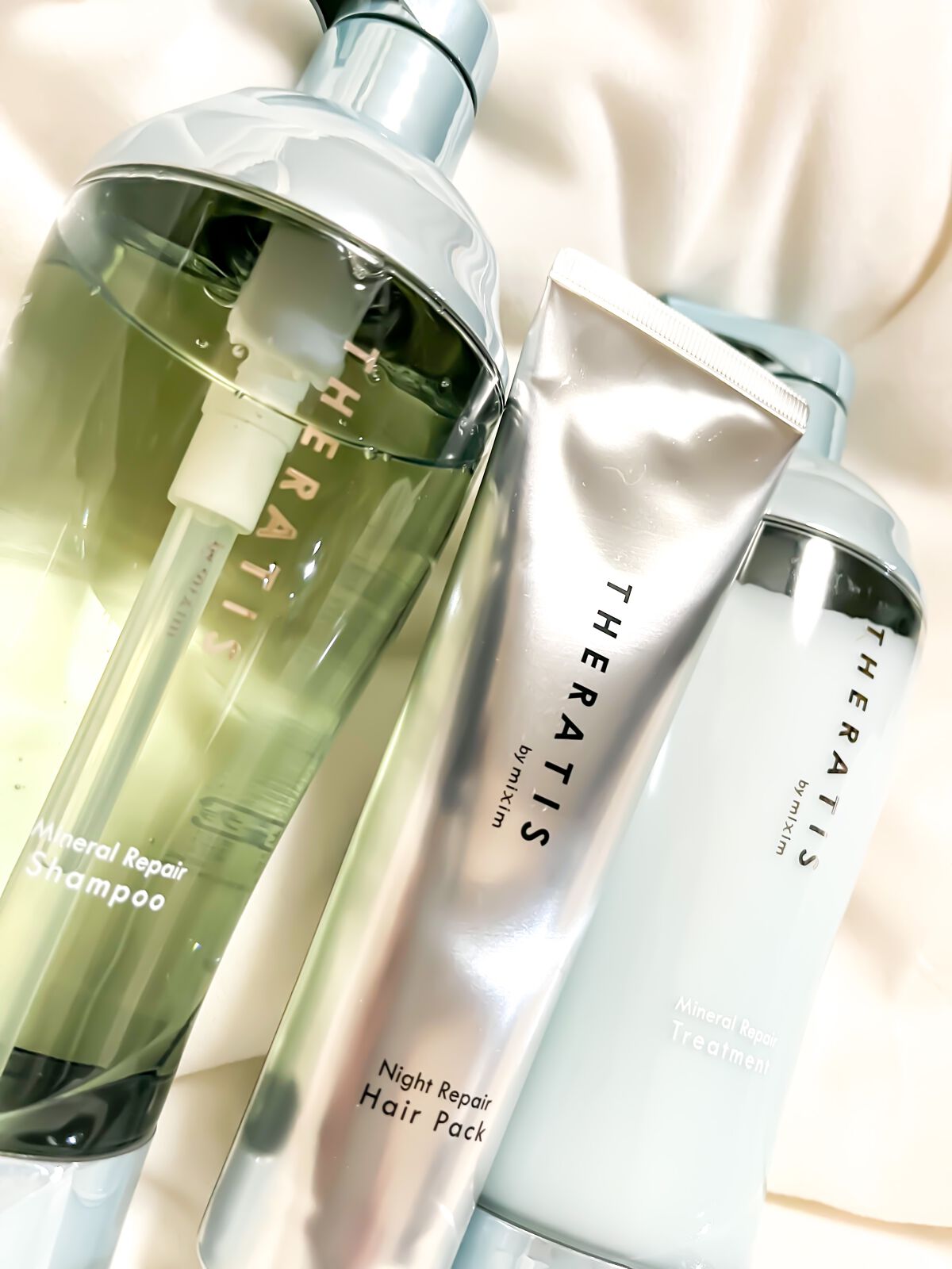 ナイトリペア シャンプー/ヘアトリートメント/THERATIS/シャンプー・コンディショナーを使ったクチコミ(2枚目)