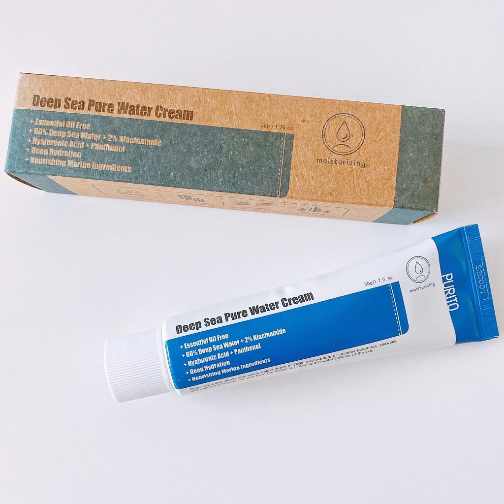 ディープシーピュアウォータークリーム/PURITO/フェイスクリームを使ったクチコミ（1枚目）