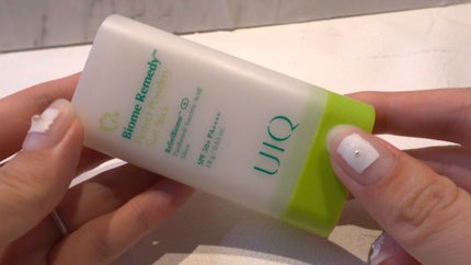 バイオームパーフェクトさらさらUVスティック/UIQ/日焼け止めスティックを使ったクチコミ(2枚目)