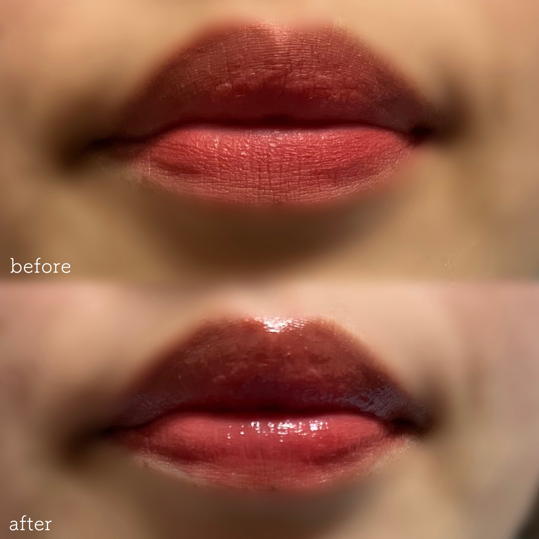 フィー 3Dチェインジンググロス/fwee/リップグロスを使ったクチコミ（3枚目）