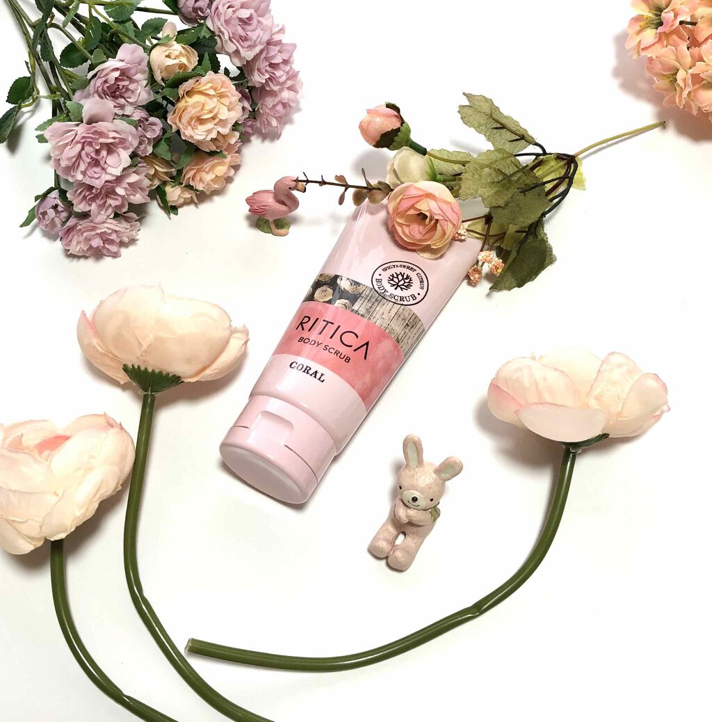 RITICA ボディフィットスクラブ コーラル/ロゼット/ボディスクラブを使ったクチコミ(1枚目)