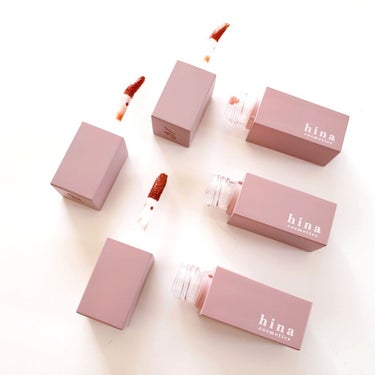 チュルンリップティント/hina cosmetics/リップグロスを使ったクチコミ（5枚目）