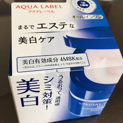 スペシャルジェルクリームA (ホワイト)(医薬部外品)/アクアレーベル/オールインワン化粧品を使ったクチコミ(1枚目)