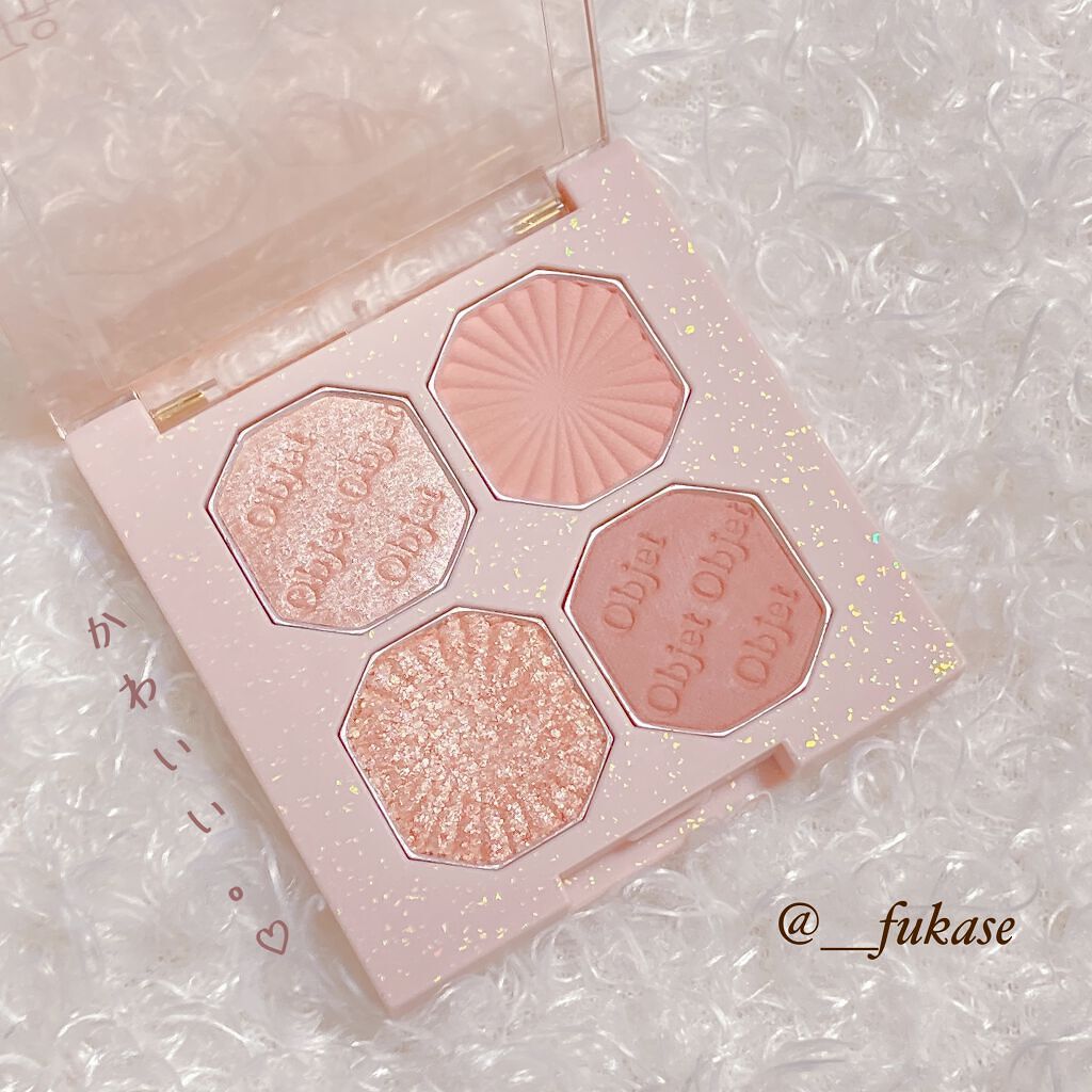 プレイカラーアイズ ミニオブジェ フレンチローズティー/ETUDE/アイシャドウパレットを使ったクチコミ（2枚目）