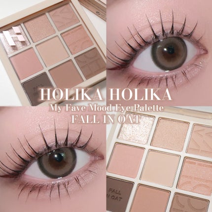 マイフェイブムードアイパレット 9カラー/HOLIKA HOLIKA/アイシャドウパレットを使ったクチコミ(1枚目)
