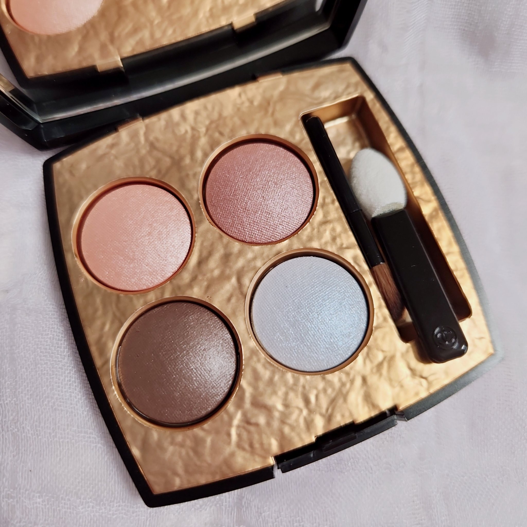 レ キャトル オンブル ビザンス  328 パリュール クリスタル/CHANEL/アイシャドウパレットを使ったクチコミ（2枚目）