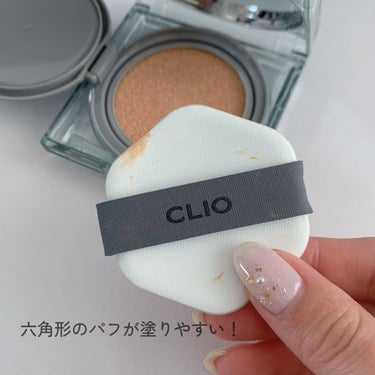 CLIO クリオ キル カバー スキン フィクサー クッションのクチコミ「CLIO クリオ キル カバー スキン フィクサー クッション 21N LINEN🤍

lip.....」（3枚目）