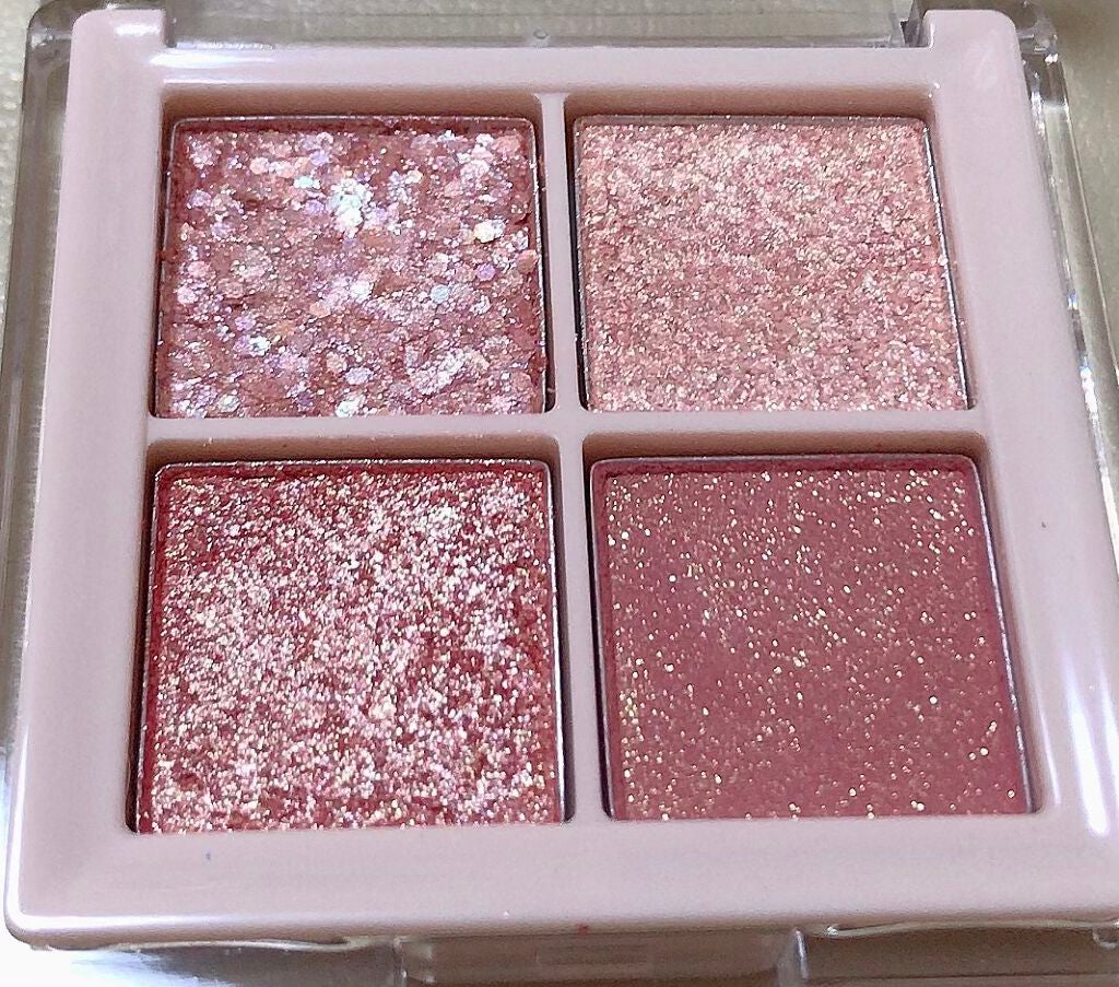 TWINKLE POP Pearl Flex Glitter Eye Palette/CLIO/アイシャドウパレットを使ったクチコミ(2枚目)