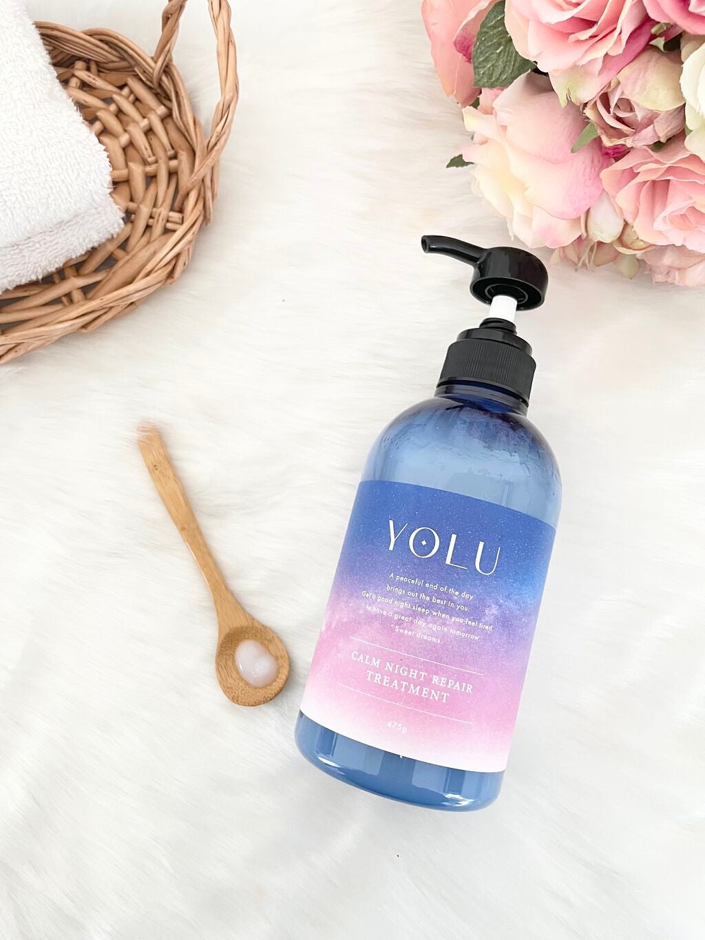 カームナイトリペアシャンプー/トリートメント/YOLU/市販シャンプーを使ったクチコミ(3枚目)
