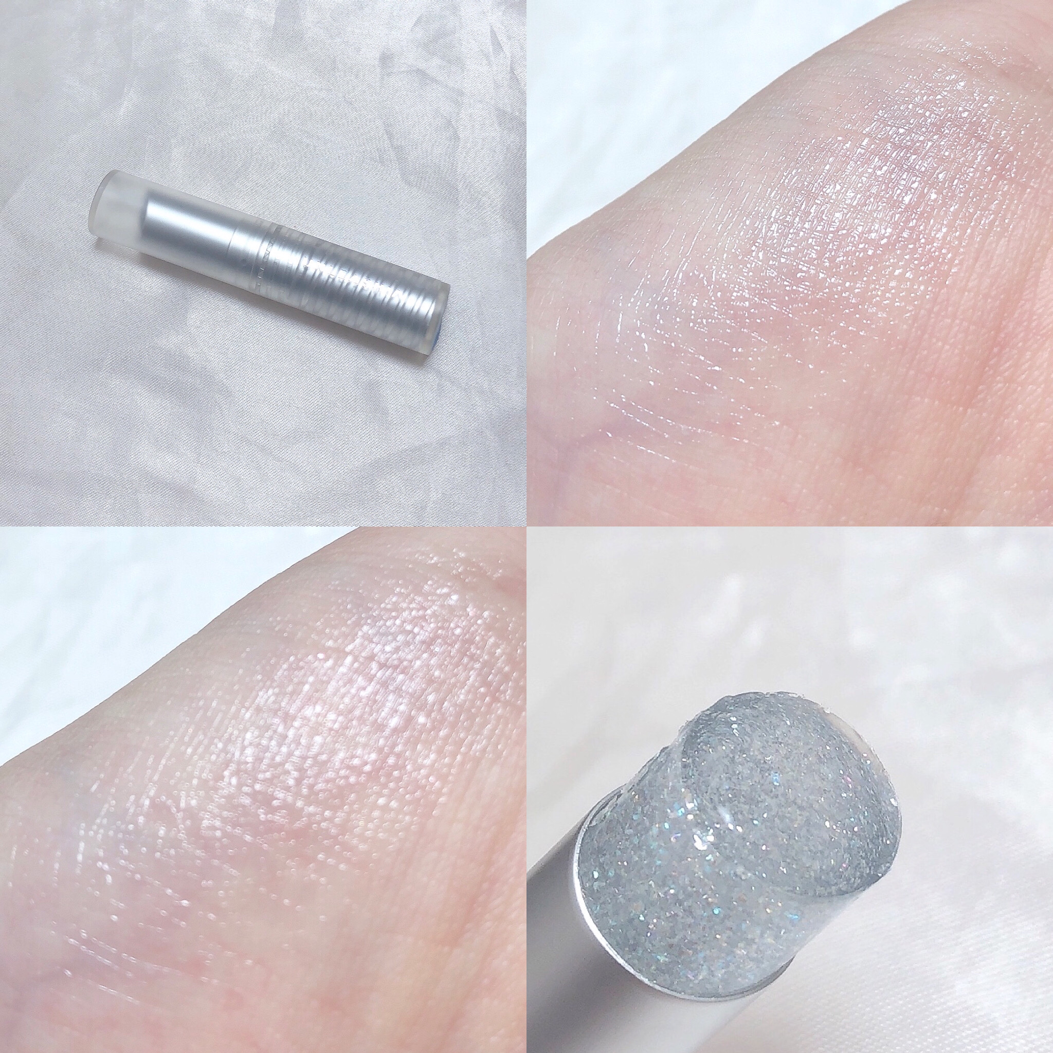 グリッタリーウェブリップバーム N°1ネットライク/unleashia/リップケアを使ったクチコミ（2枚目）