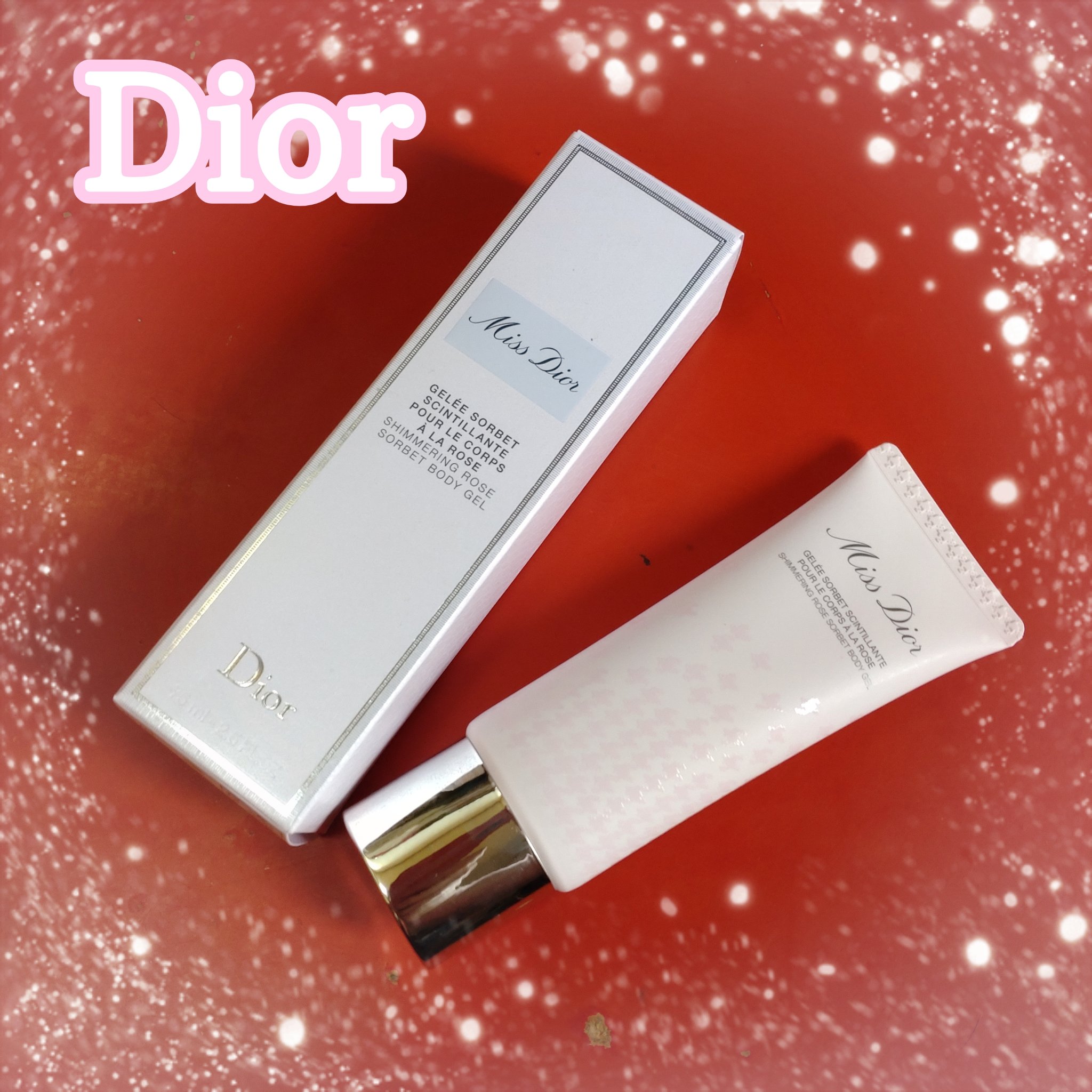 ミス ディオール シマリングローズ ボディ ジェル/Dior/ボディグッズを使ったクチコミ（1枚目）