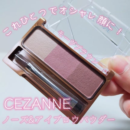 ノーズ&アイブロウパウダー/CEZANNE/パウダーアイブロウを使ったクチコミ(1枚目)