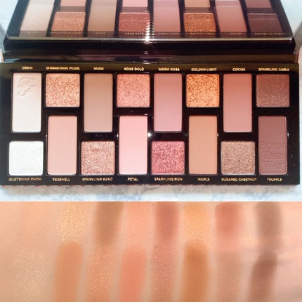 ボーン ディス ウェイ ザ ナチュラル ヌード アイシャドウ パレット/Too Faced/アイシャドウパレットを使ったクチコミ(4枚目)