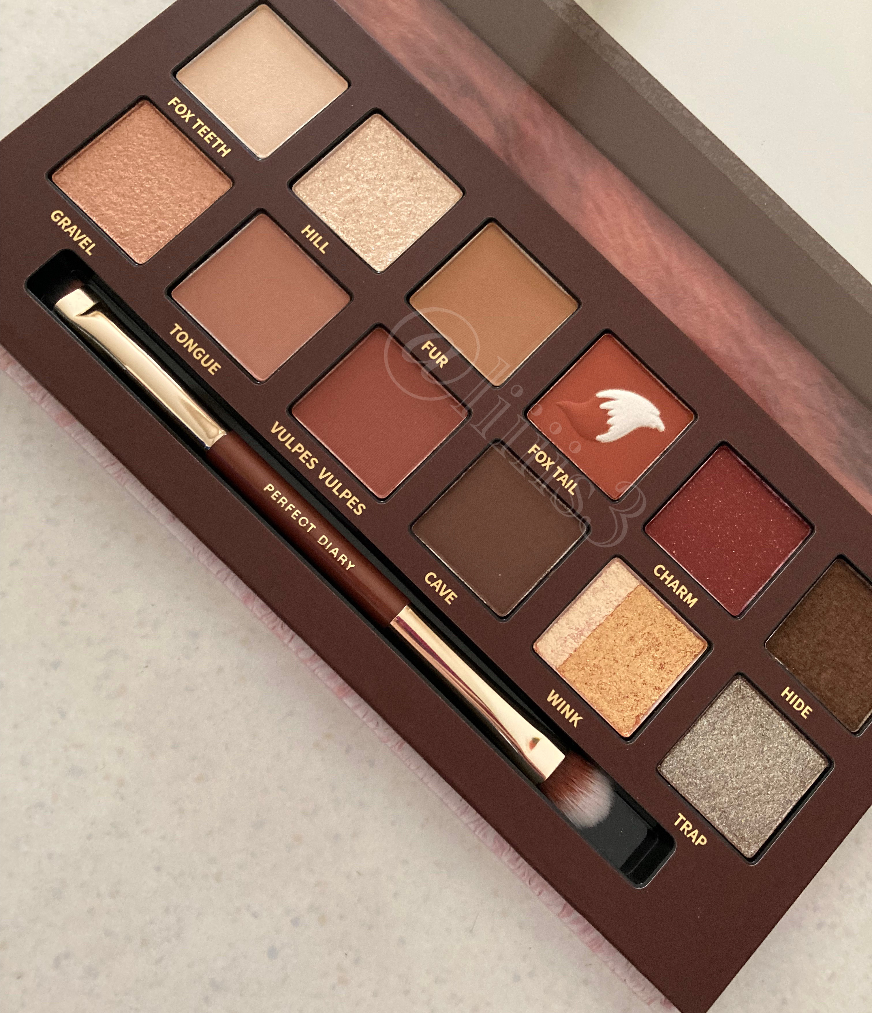 エクスプローラ12色 動物アイシャドウパレット/PERFECT DIARY/アイシャドウパレットを使ったクチコミ（2枚目）