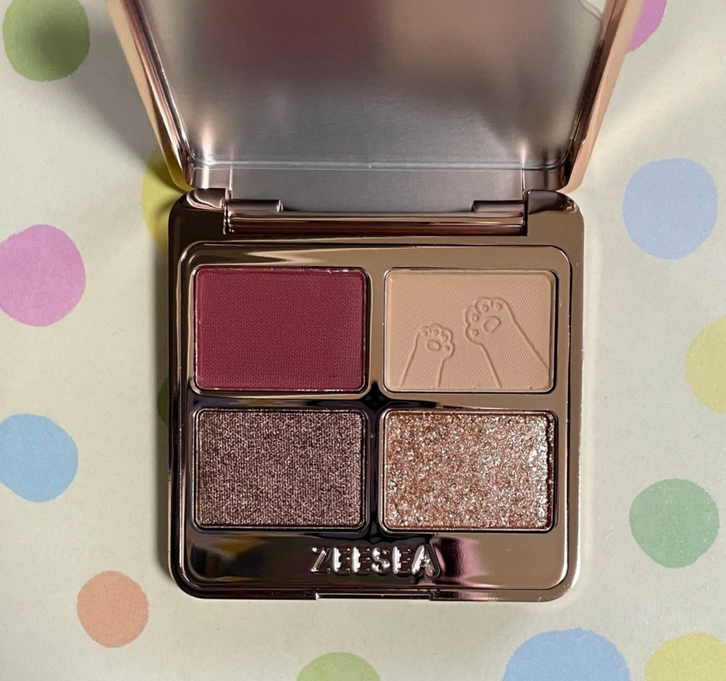 アニマルアイシャドウ(4シェード)/ZEESEA/アイシャドウパレットを使ったクチコミ(3枚目)