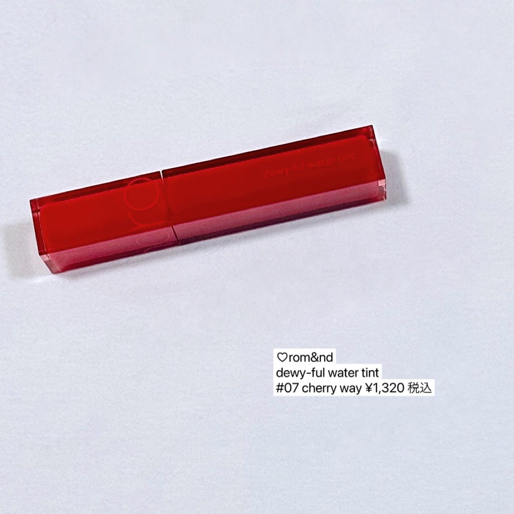 デュイフルウォーターティント/rom&nd/リップティントを使ったクチコミ(4枚目)