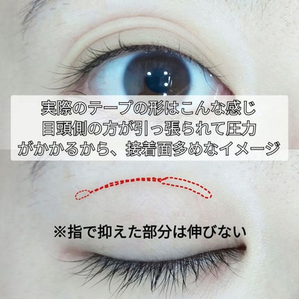 のびるアイテープ/セリア/二重まぶた用アイテムを使ったクチコミ(6枚目)