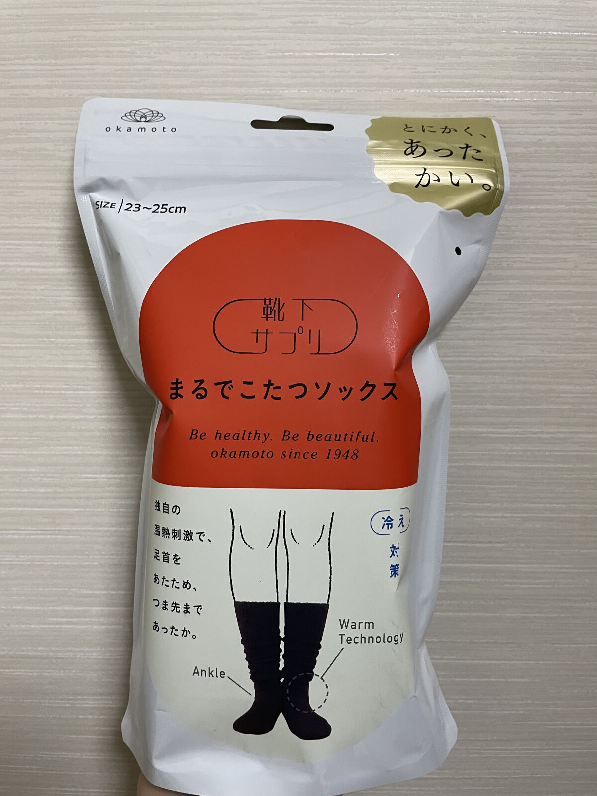 靴下サプリ まるでこたつ レディース ソックス/靴下サプリ/暖かい靴下を使ったクチコミ（2枚目）