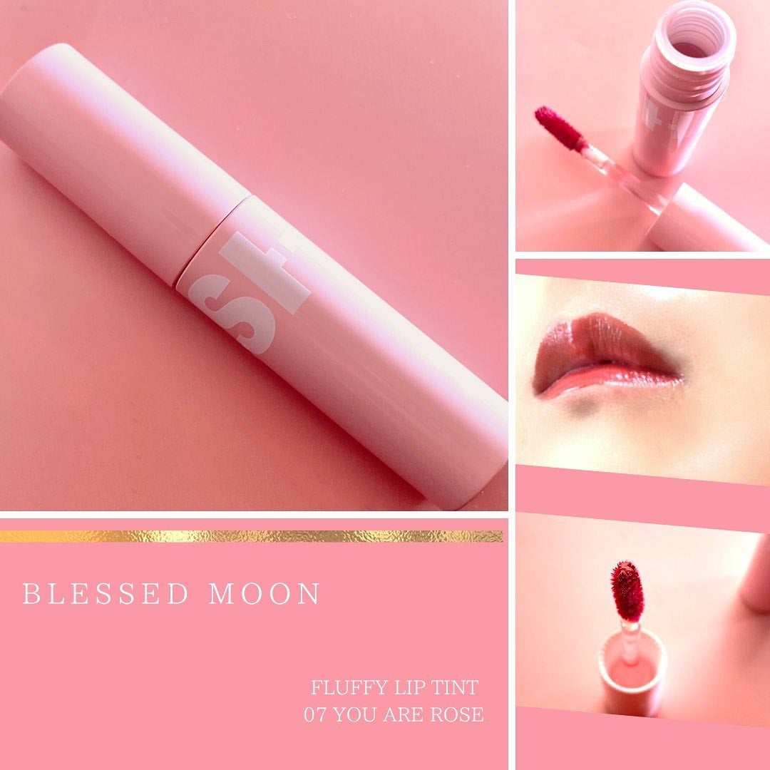 フラッフィリップティント/BLESSED MOON/リップティントを使ったクチコミ(2枚目)