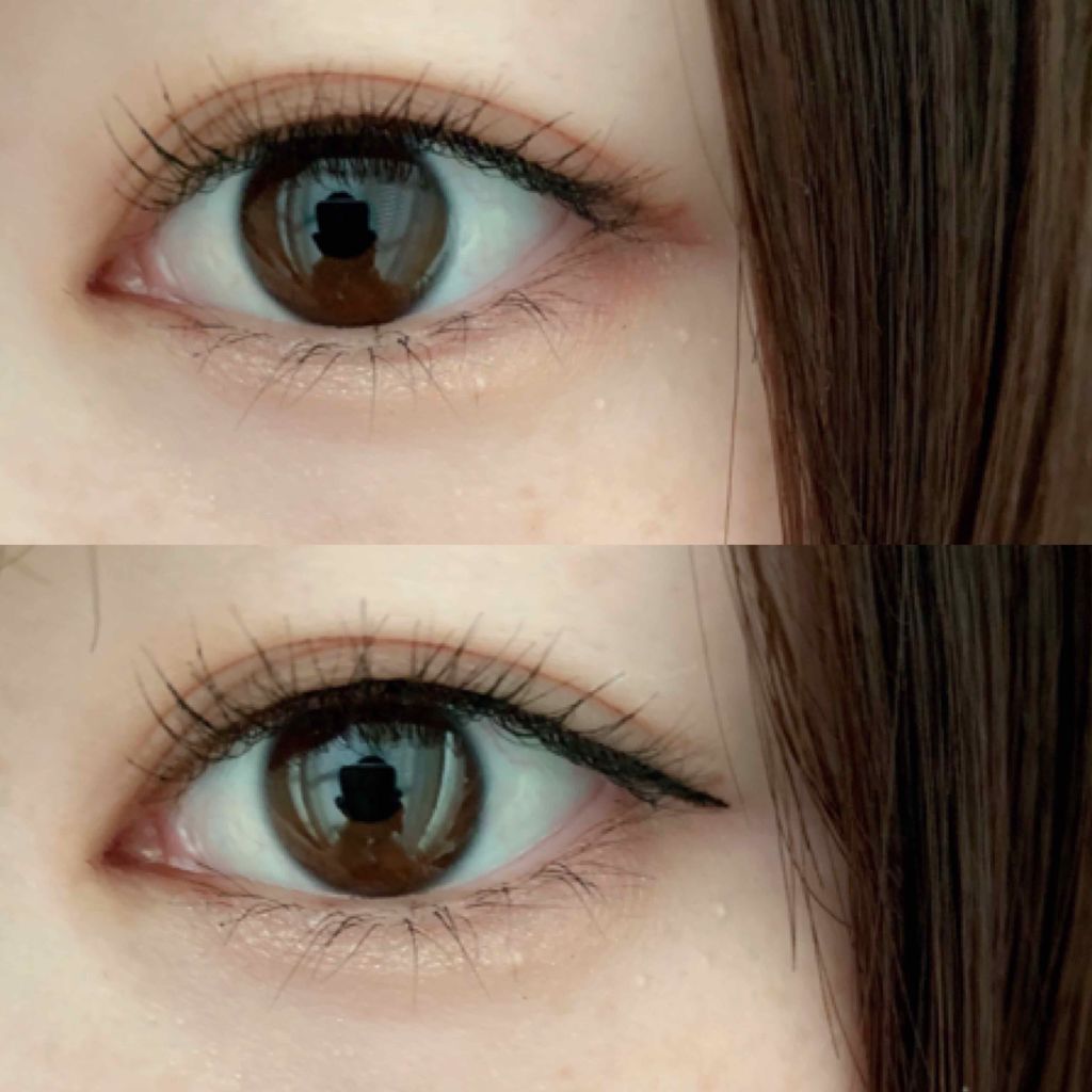 【旧品】シルキーリキッドアイライナーWP/D-UP/リキッドアイライナーを使ったクチコミ(3枚目)