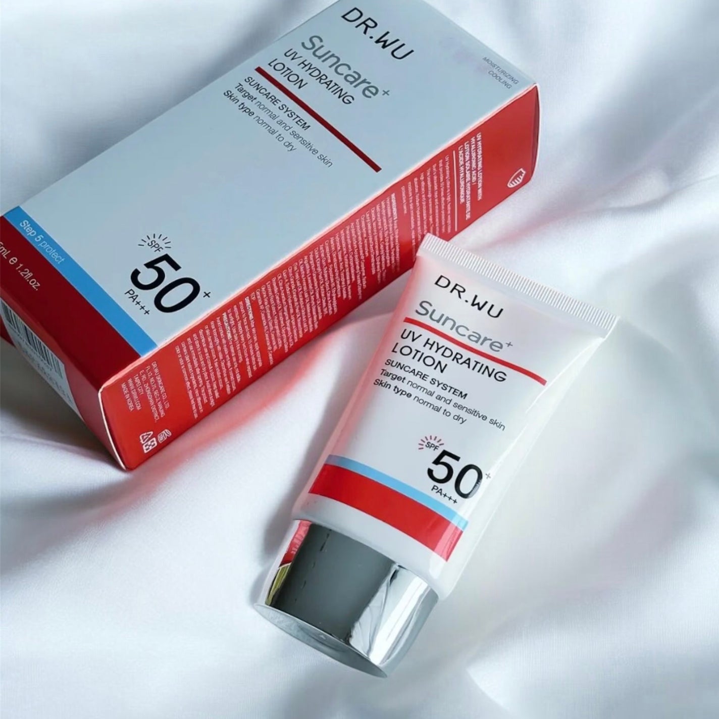 サンスクリーン+ モイスト日焼け止め<日焼け止め>/DR.WU/日焼け止めクリームを使ったクチコミ(2枚目)