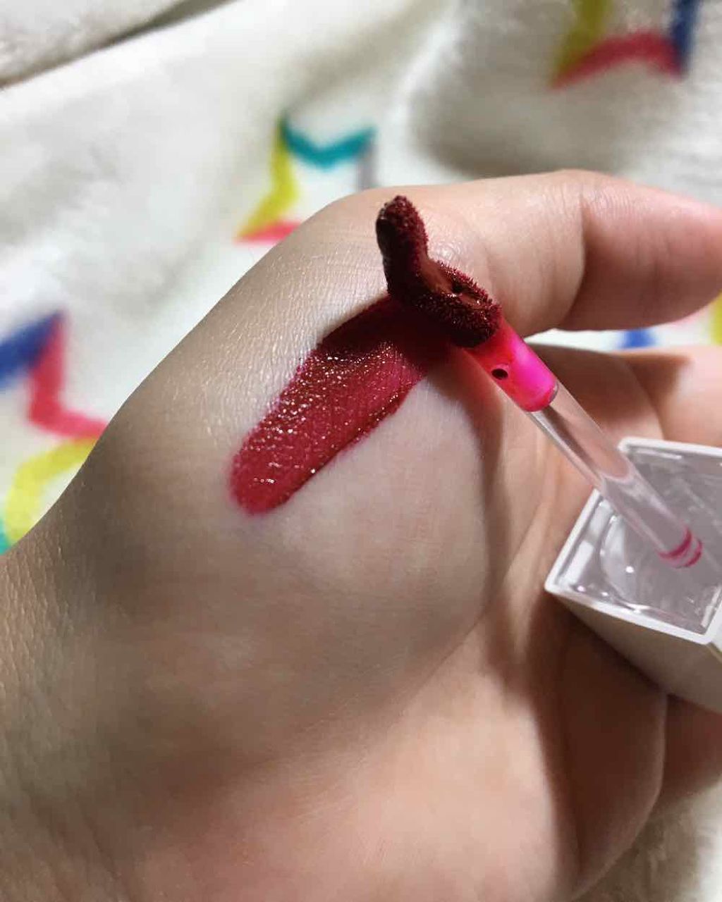 B. by BANILA Liplike Lip Slipのクチコミ「💄ティントでおススメのリップ💄


韓国に行った友人から遅めの誕生日プレゼントで頂きました…笑.....」（2枚目）