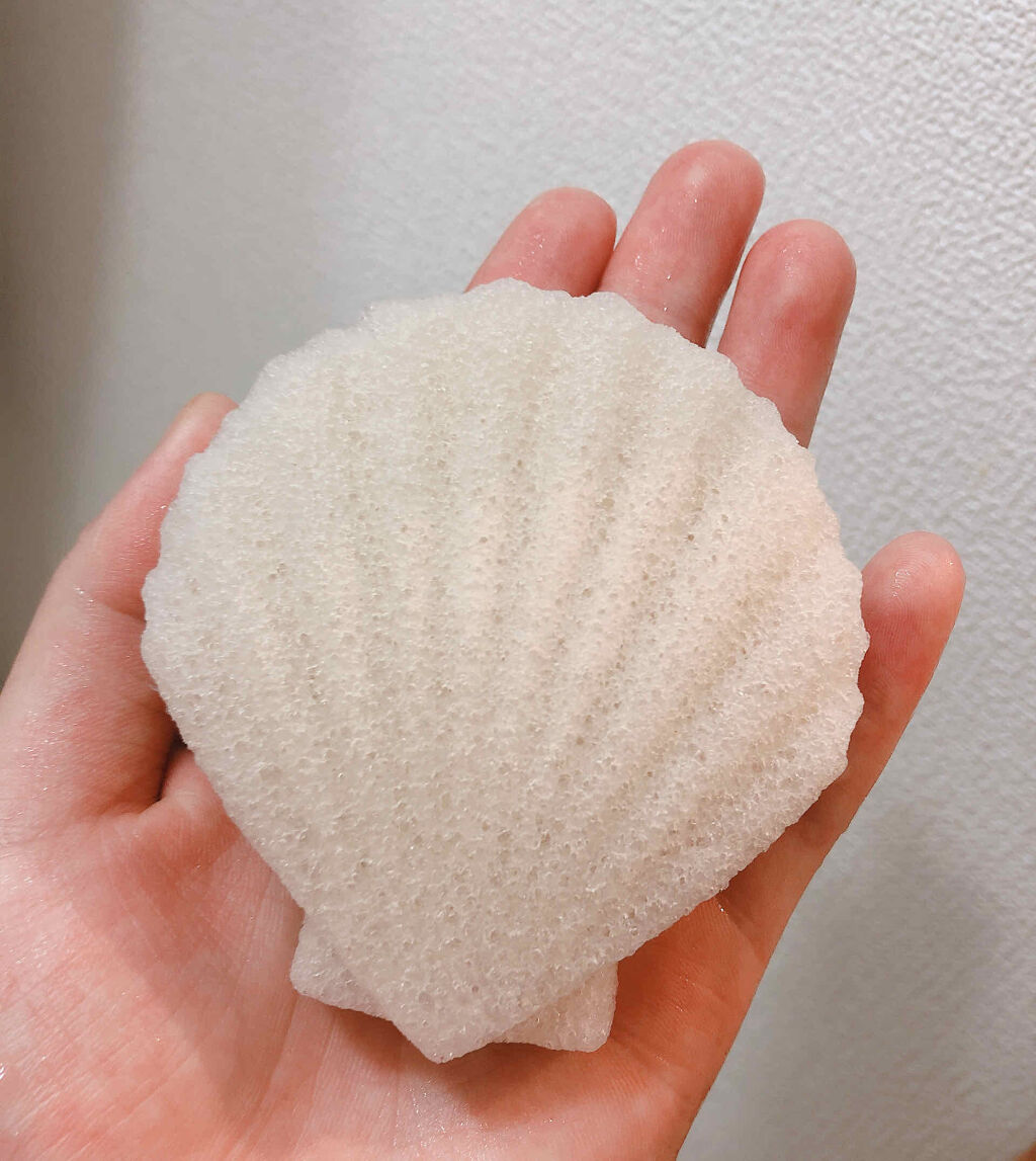 天然こんにゃくパフ/DAISO/その他スキンケアグッズを使ったクチコミ（3枚目）