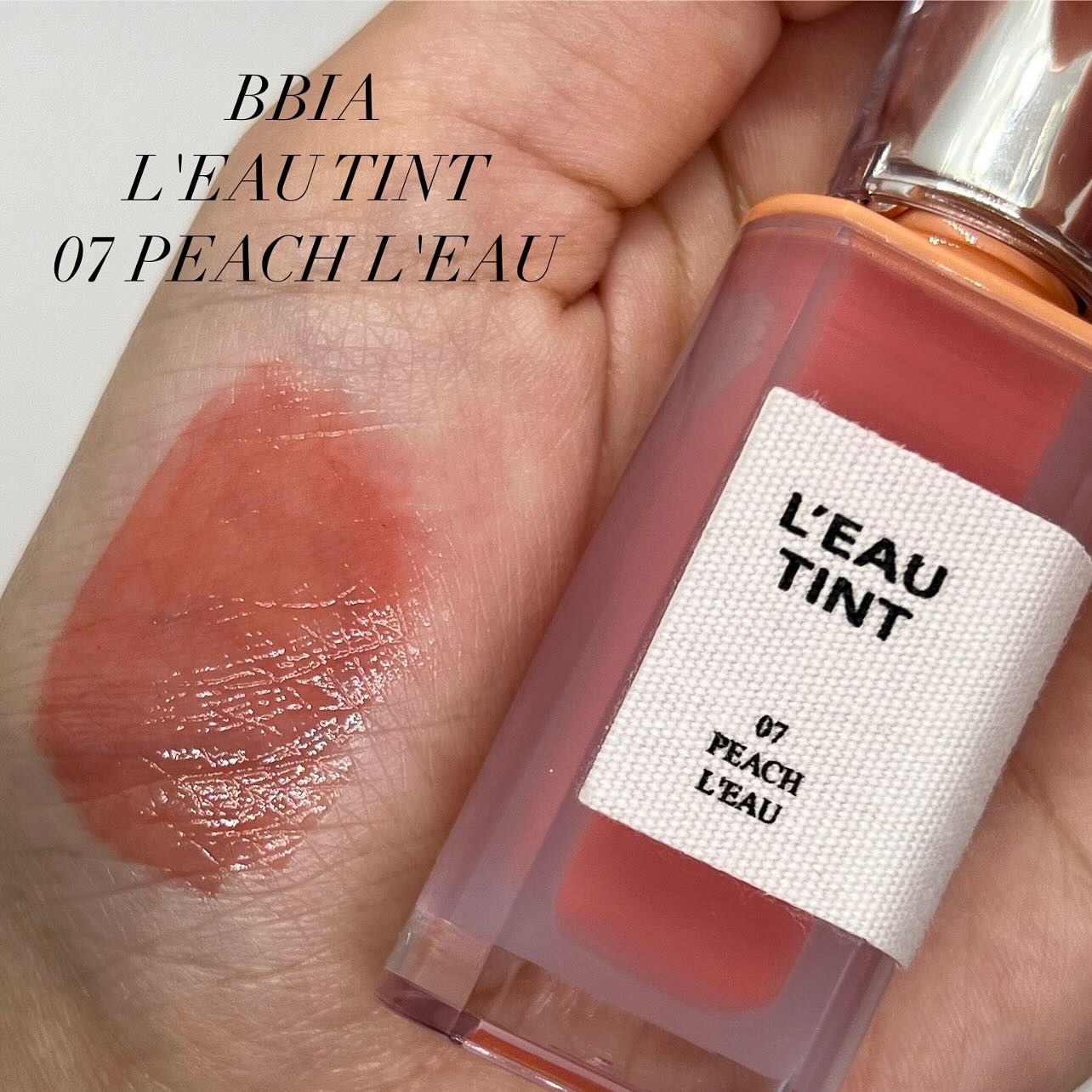 ローティント 07 ピーチ・ロー/BBIA/リップティントを使ったクチコミ（1枚目）