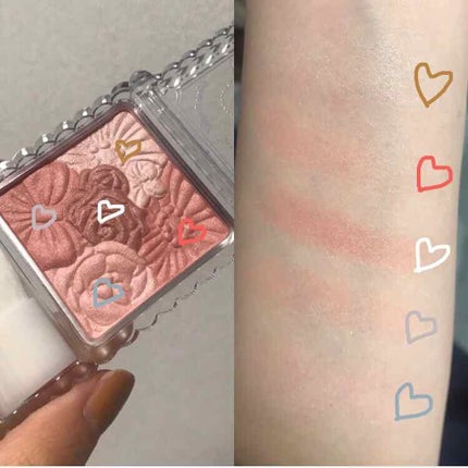 グロウフルールチークス/キャンメイク/パウダーチークを使ったクチコミ(2枚目)