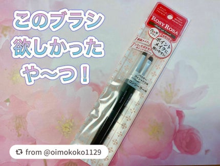 ポイントメイクアップブラシセット/ロージーローザ/メイクブラシを使ったクチコミ(1枚目)