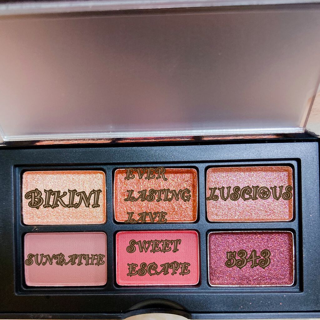 アンラップド ミニアイシャドーパレット ORGASM /NARS/アイシャドウパレットを使ったクチコミ(6枚目)