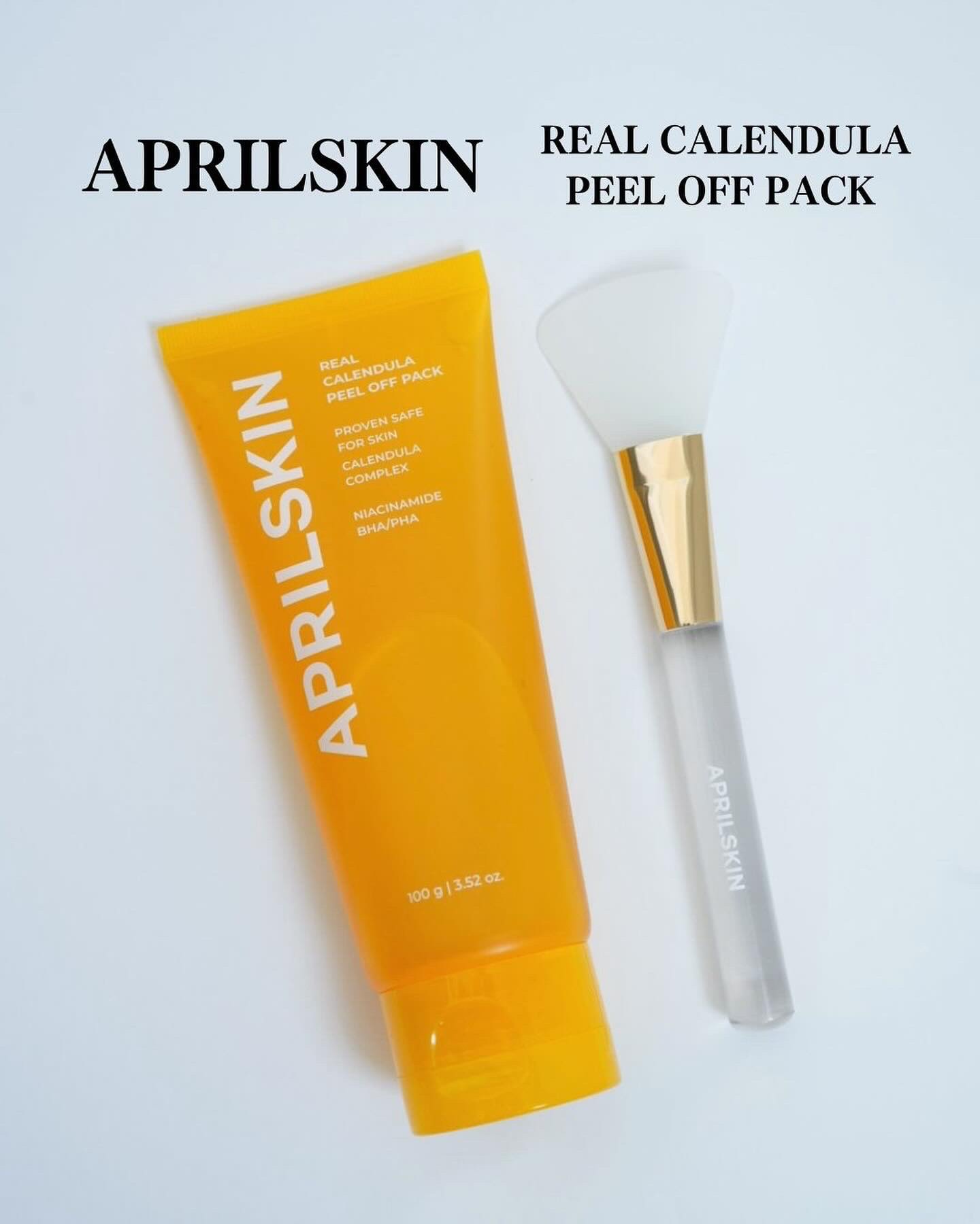 リアルカレンデュラピールオフパック/APRILSKIN/ピーリングを使ったクチコミ（1枚目）