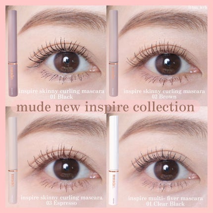 インスパイアマルチフィクサーマスカラ/mude/マスカラ下地を使ったクチコミ(1枚目)