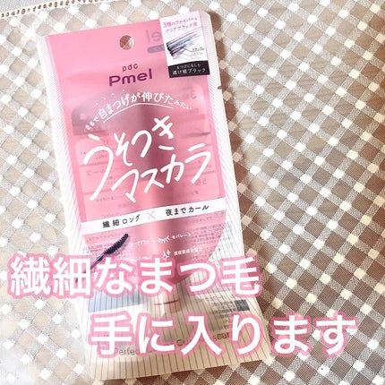 ピメル うそつきマスカラ/pdc/マスカラを使ったクチコミ(1枚目)