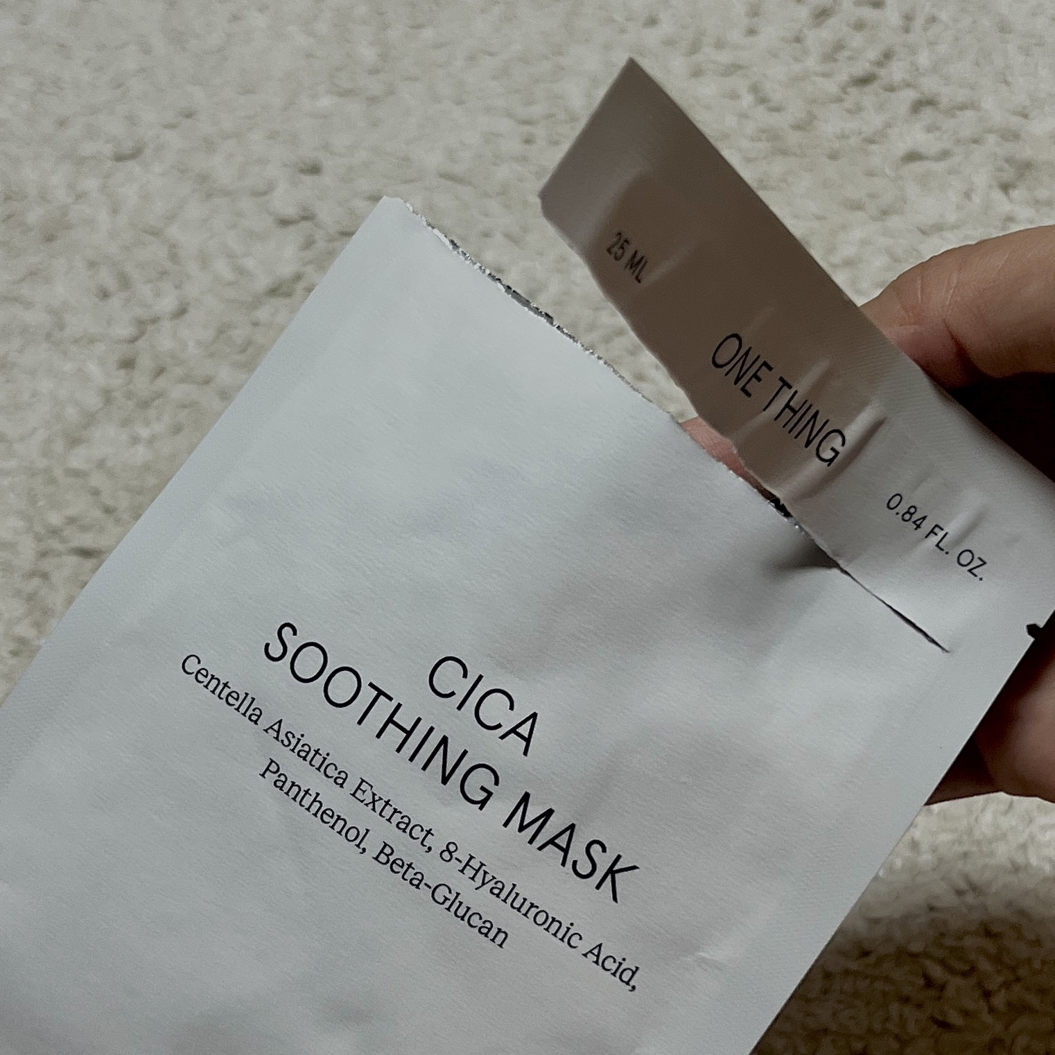 CICAスージングマスク/ONE THING/シートマスク・パックを使ったクチコミ（1枚目）