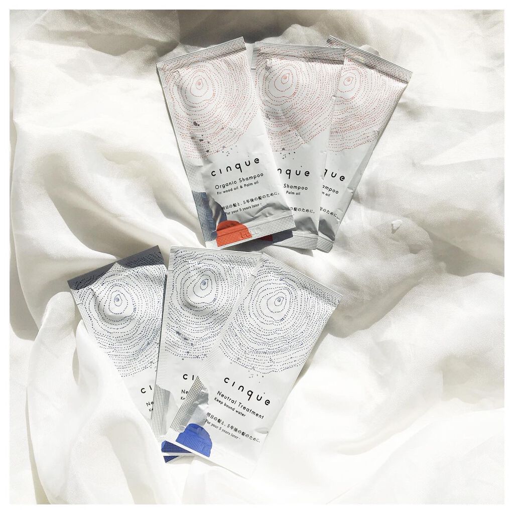 サンクオーガニックシャンプー/ニュートラルトリートメント/cinque/市販シャンプーを使ったクチコミ（2枚目）