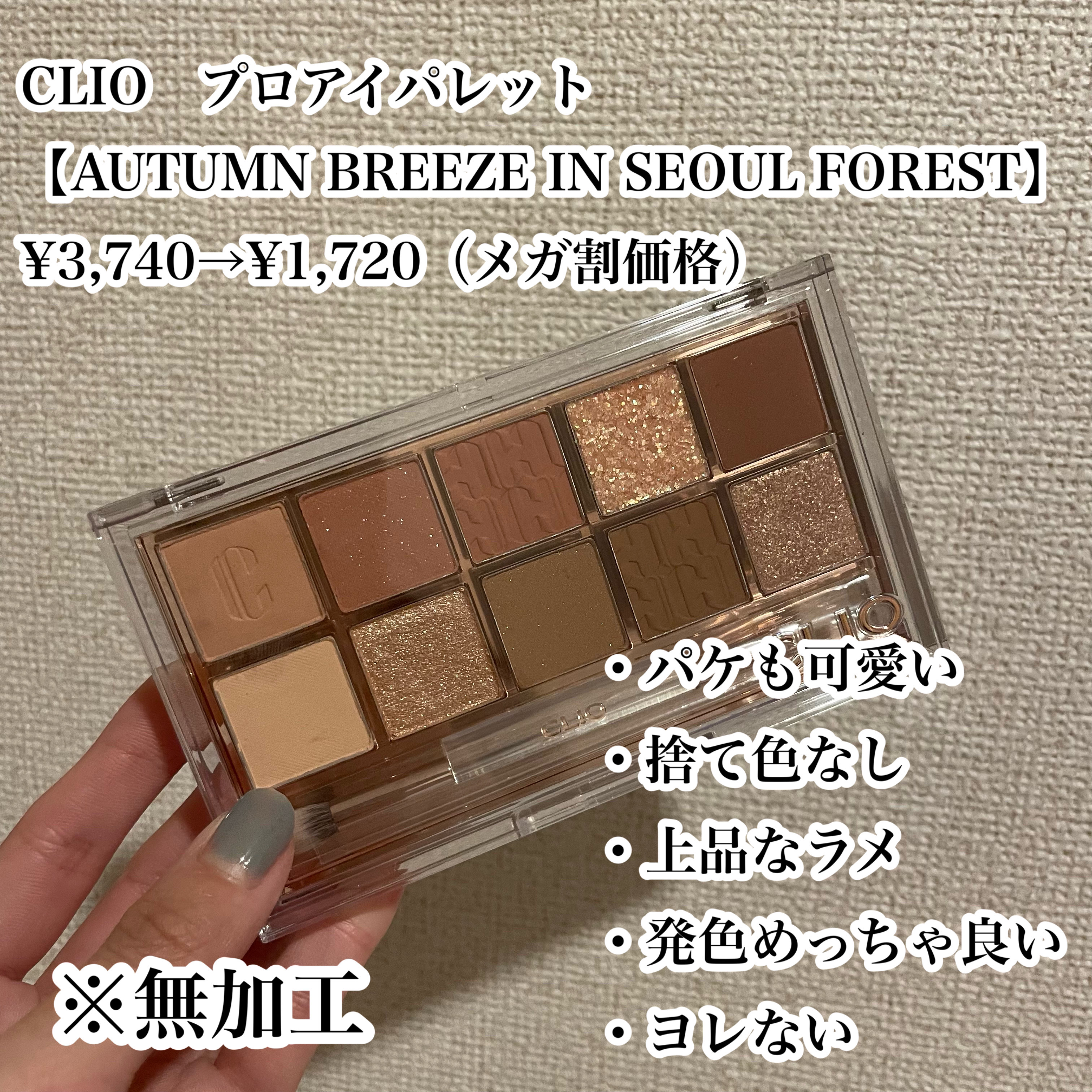 プロ アイ パレット/CLIO/アイシャドウパレットを使ったクチコミ（2枚目）