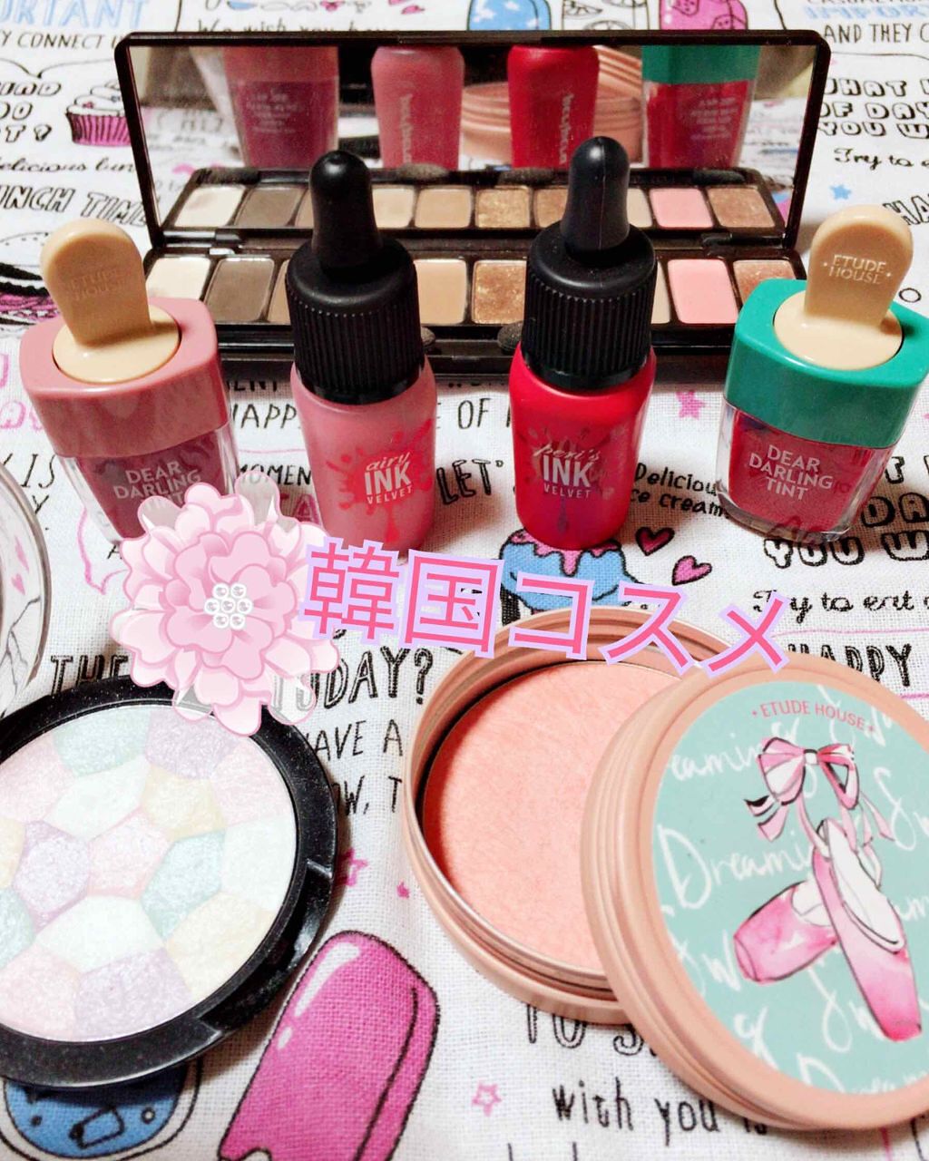 ディアダーリン ウォータージェルティント （アイスティント）/ETUDE/口紅を使ったクチコミ（1枚目）